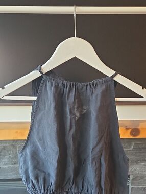 Sleeveless Top with Tie